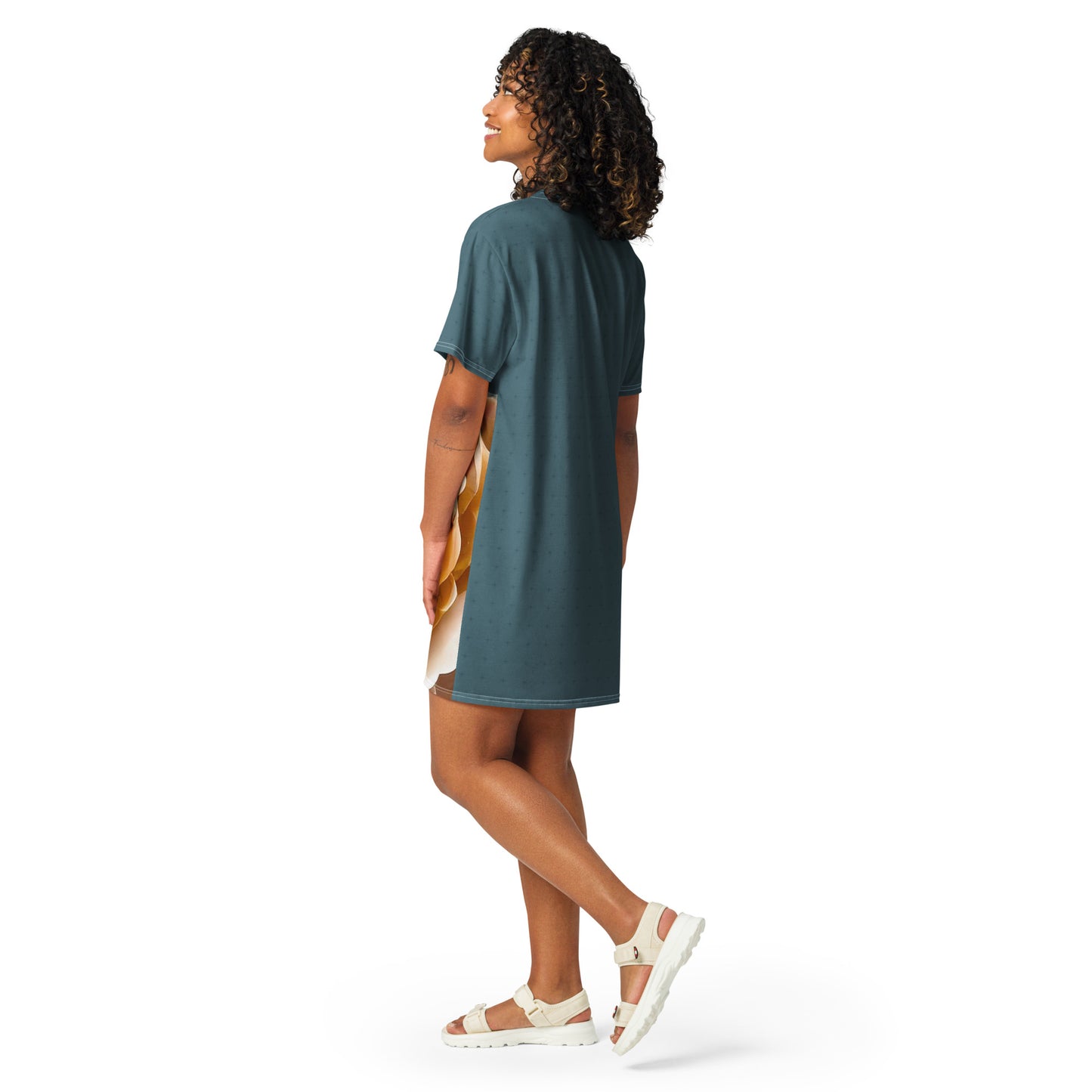Flowers T-shirt dress