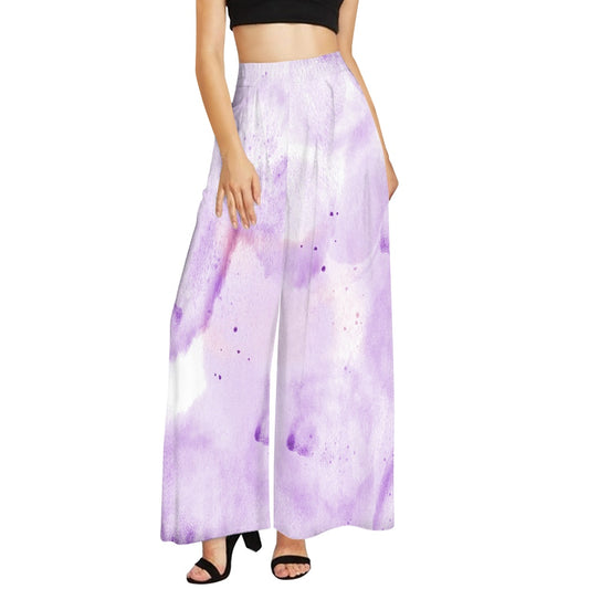 Purple Wide leg pants