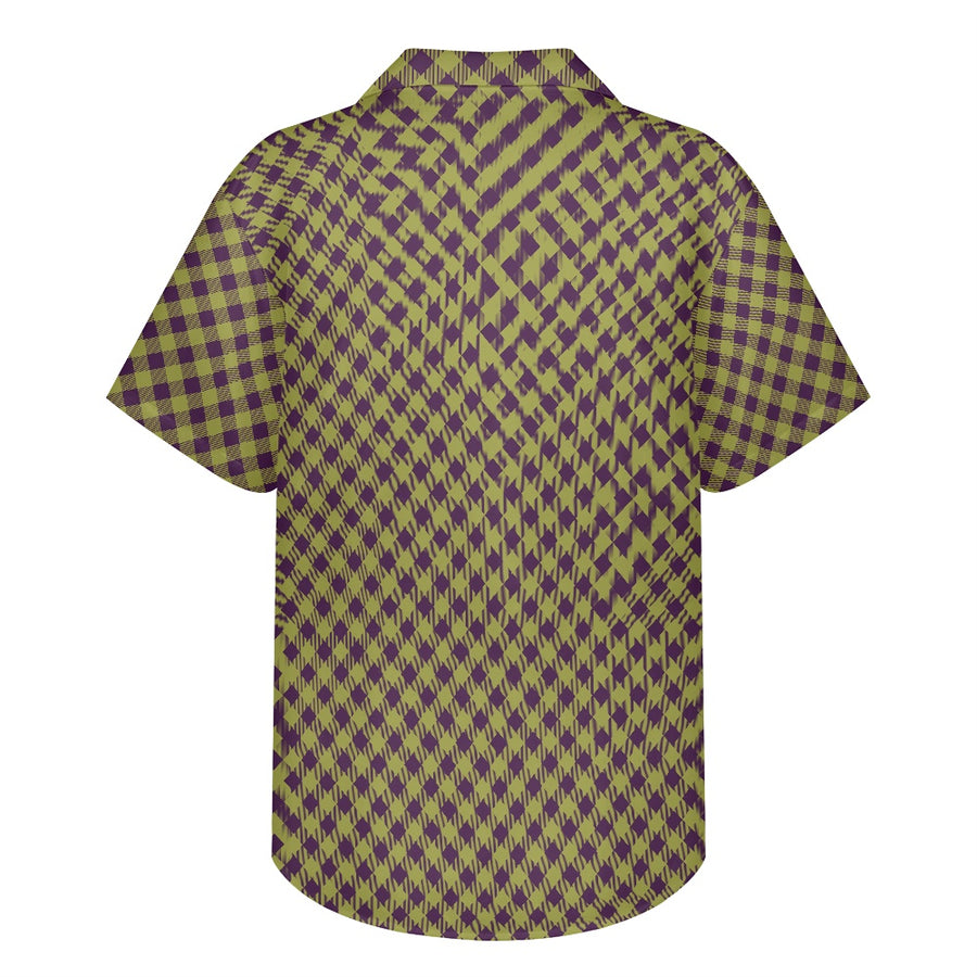 Green Purple Cuban Shirt — limited edition artist-designed footwear by Edición Especial, Saint Paul MN — image 2