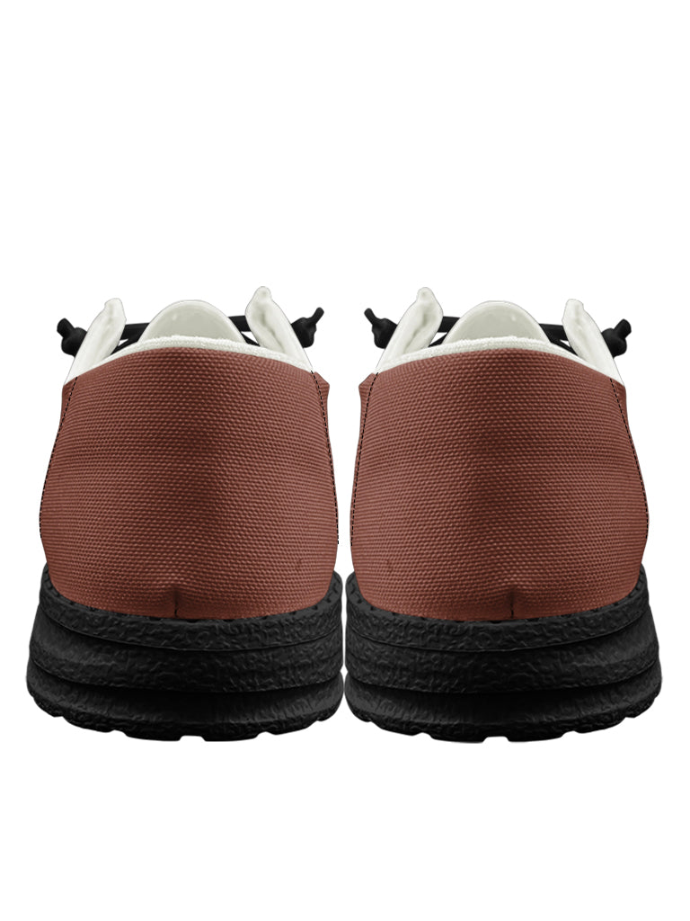 Brown Black Lace Up Loafers — limited edition artist-designed footwear by Edición Especial, Saint Paul MN — image 5