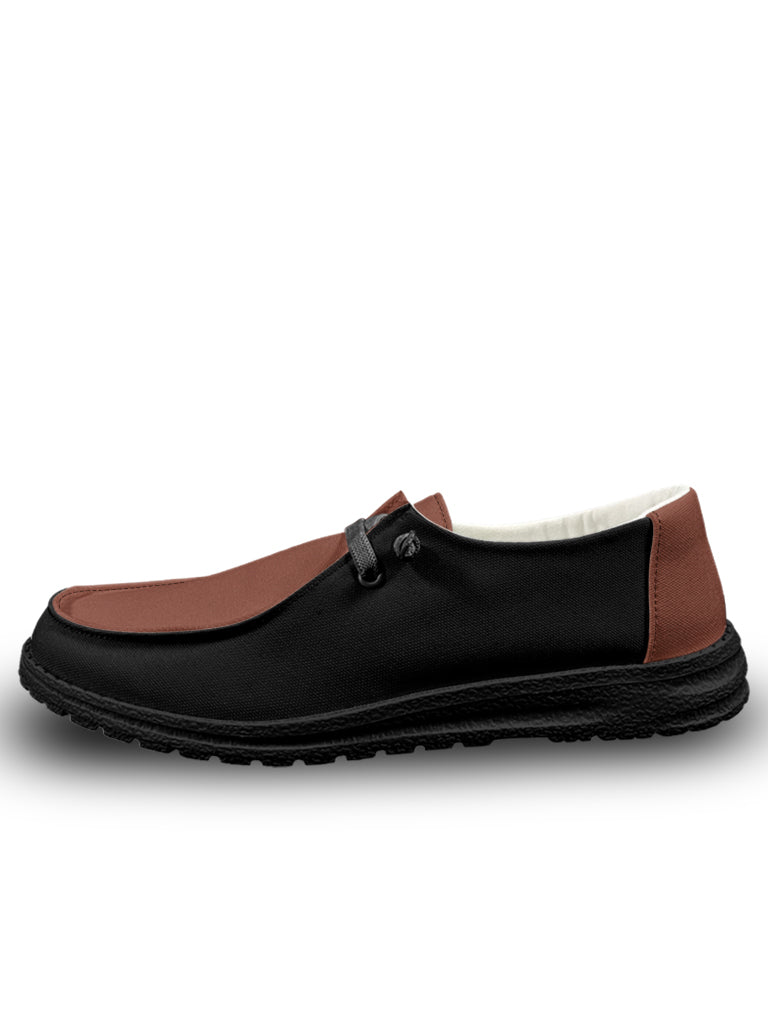 Brown Black Lace Up Loafers — limited edition artist-designed footwear by Edición Especial, Saint Paul MN — image 4