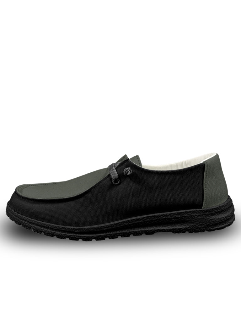 Green Black Lace Up Loafers — limited edition artist-designed footwear by Edición Especial, Saint Paul MN — image 5