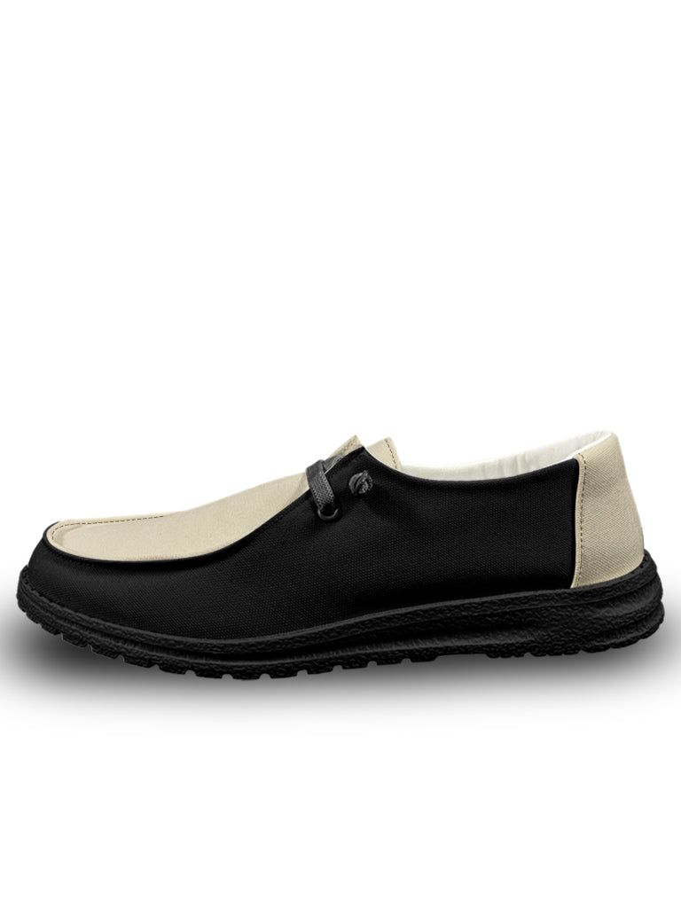 Beige Black Lace Up Loafers — limited edition artist-designed footwear by Edición Especial, Saint Paul MN — image 6