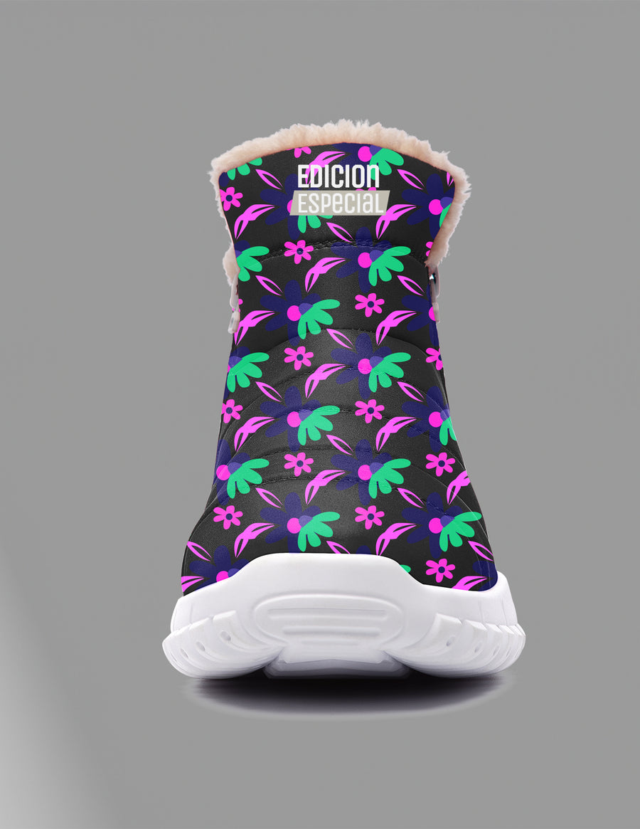 Flower Night — limited edition artist-designed footwear by Edición Especial, Saint Paul MN — image 2