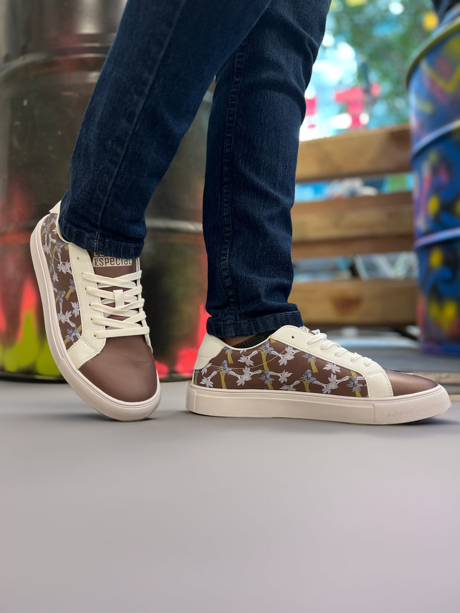 Flowers Sneakers — limited edition artist-designed footwear by Edición Especial, Saint Paul MN — image 1