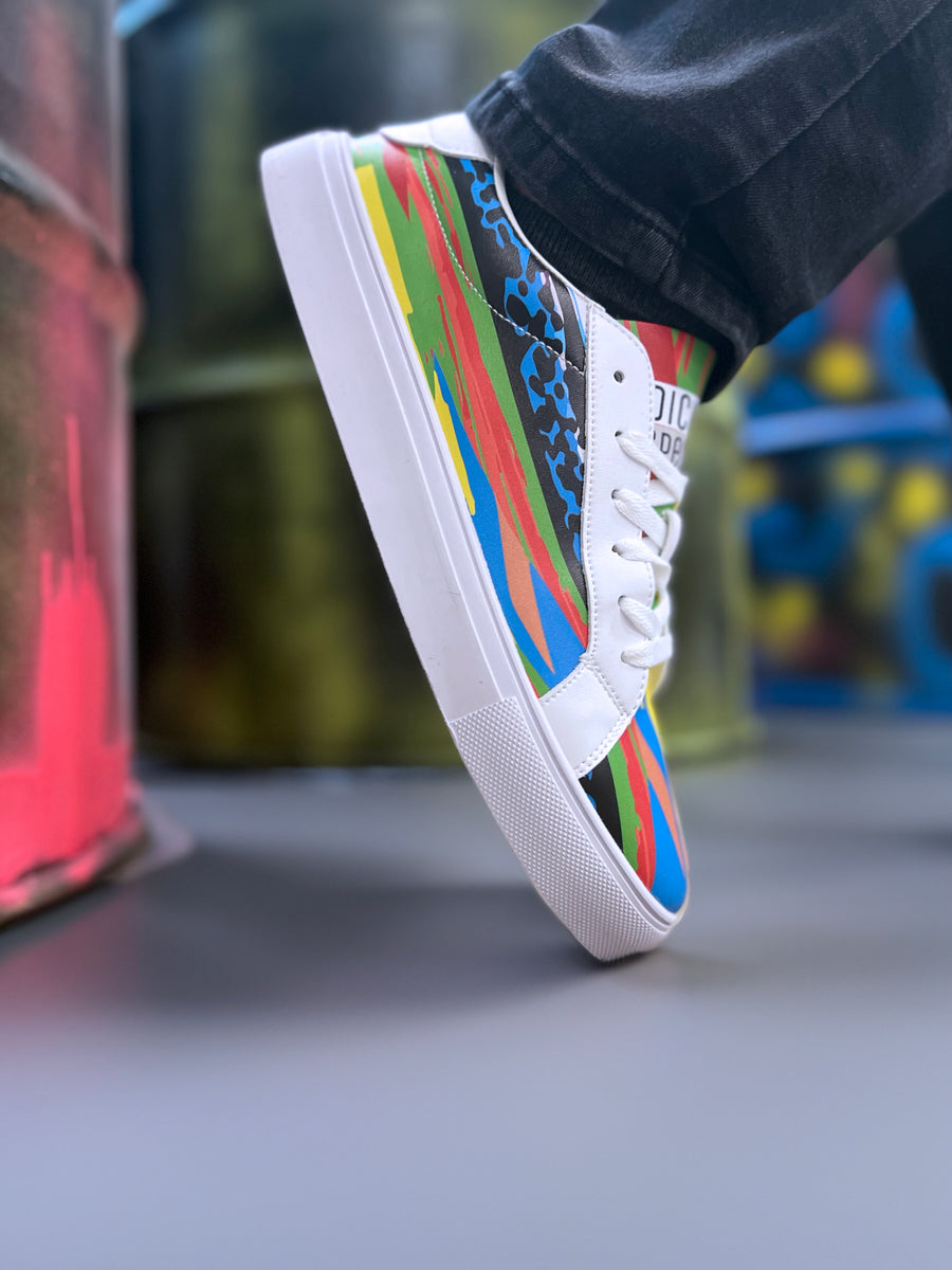 Hippie Sneakers — limited edition artist-designed footwear by Edición Especial, Saint Paul MN — image 1