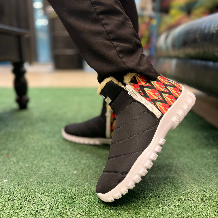 Native Winter — limited edition artist-designed footwear by Edición Especial, Saint Paul MN — image 1