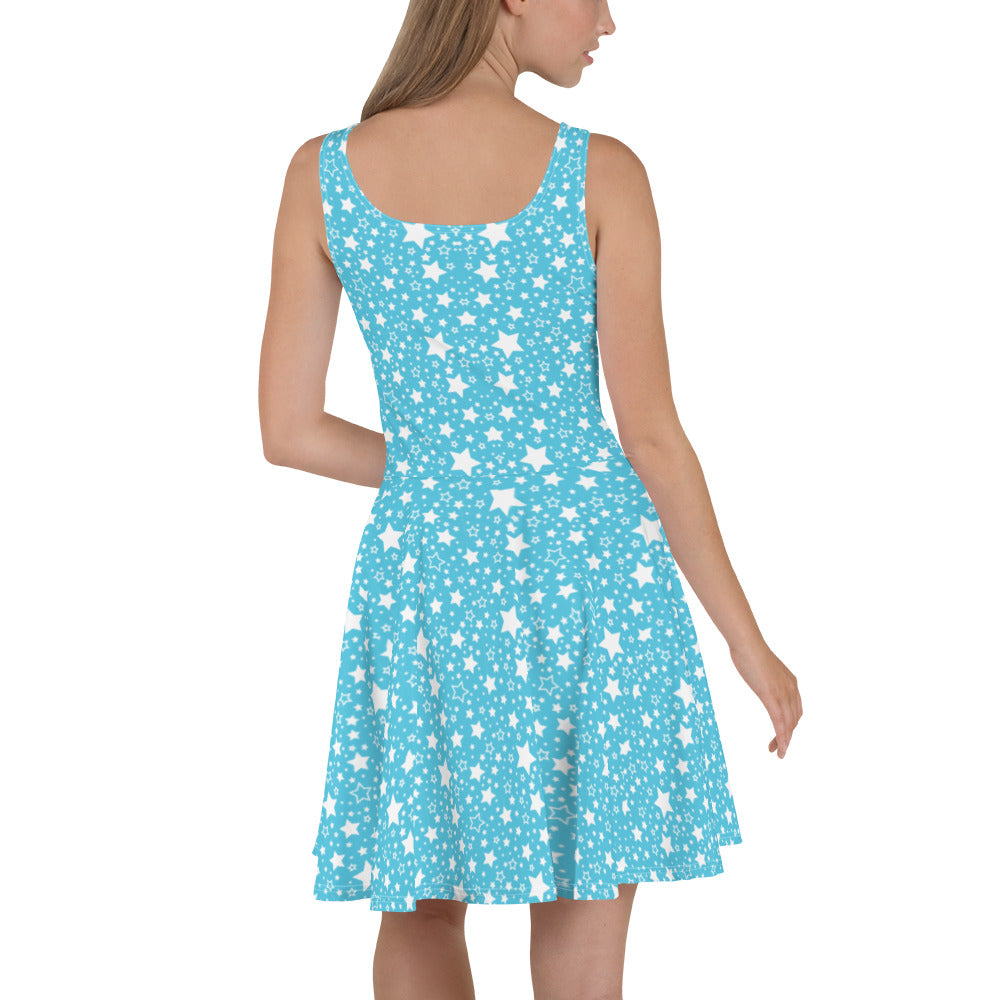 Blue Star Skater Dress