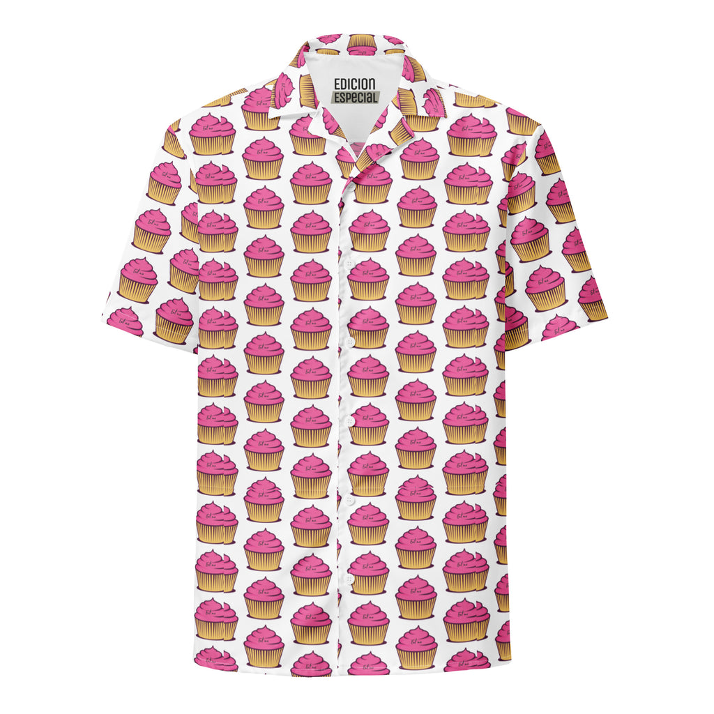 Cupcakes Unisex button shirt