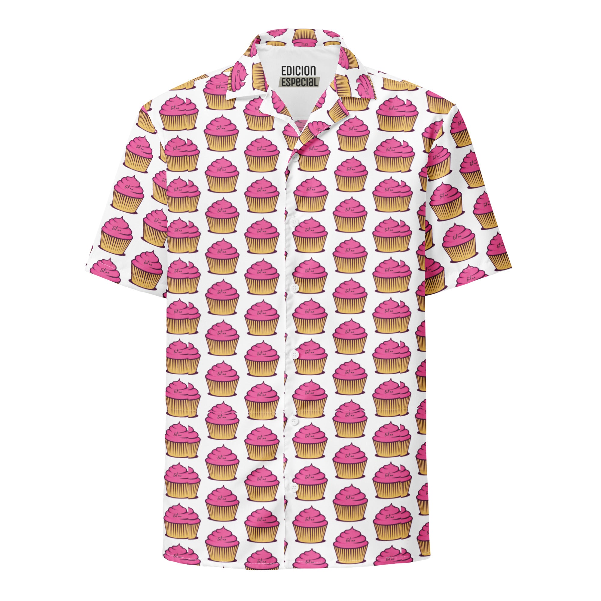 Cupcakes Unisex button shirt