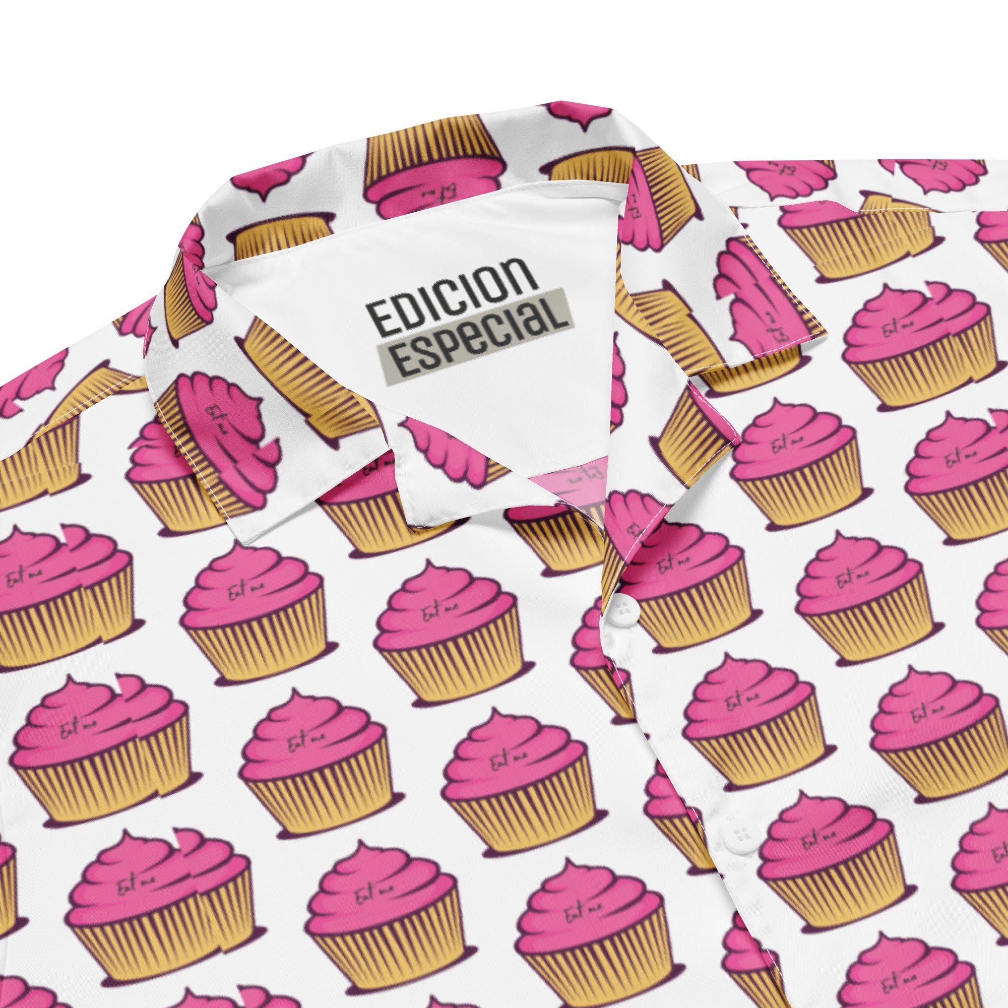 Cupcakes Unisex button shirt