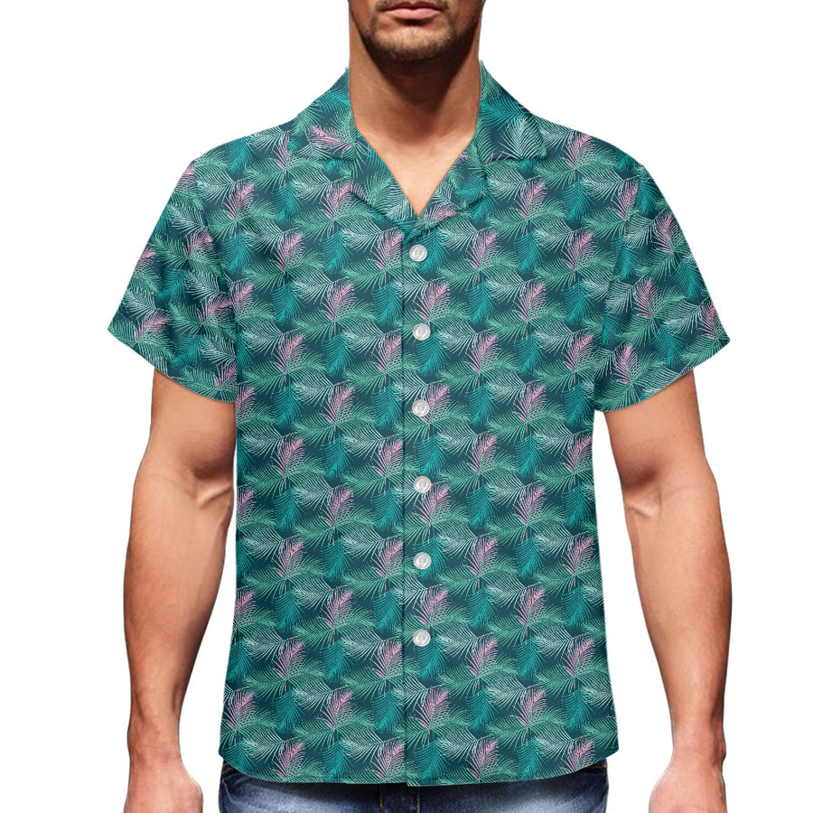 Teal Hawaiian shirt — limited edition artist-designed footwear by Edición Especial, Saint Paul MN — image 4