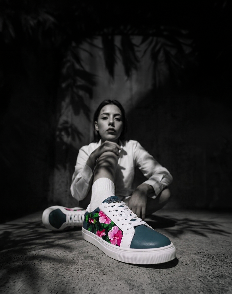 Cayenne Sneakers — limited edition artist-designed footwear by Edición Especial, Saint Paul MN — image 1