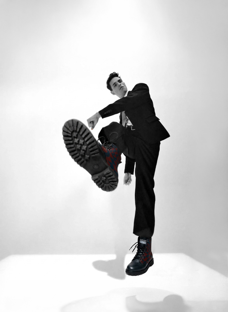 Germany Streets Boots — limited edition artist-designed footwear by Edición Especial, Saint Paul MN — image 1