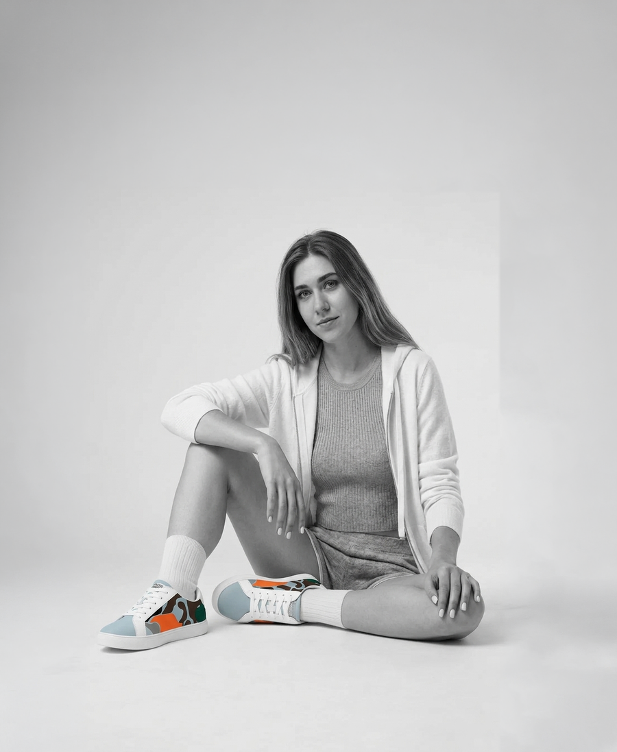 Lake Elk Sneakers — limited edition artist-designed footwear by Edición Especial, Saint Paul MN — image 1
