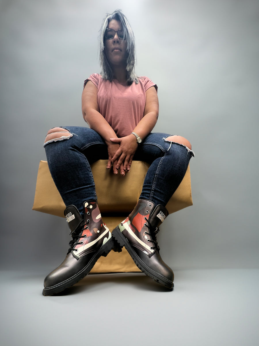 Artsy Boots — limited edition artist-designed footwear by Edición Especial, Saint Paul MN — image 1
