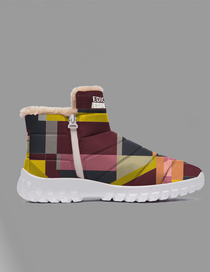 Multi-color winter boots