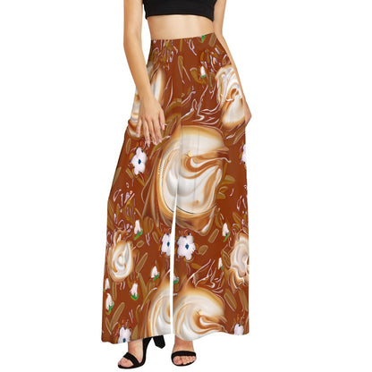 Coffee Wide leg pants