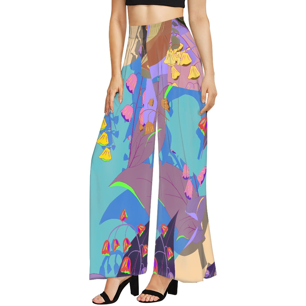 Light Blue Wide leg pants