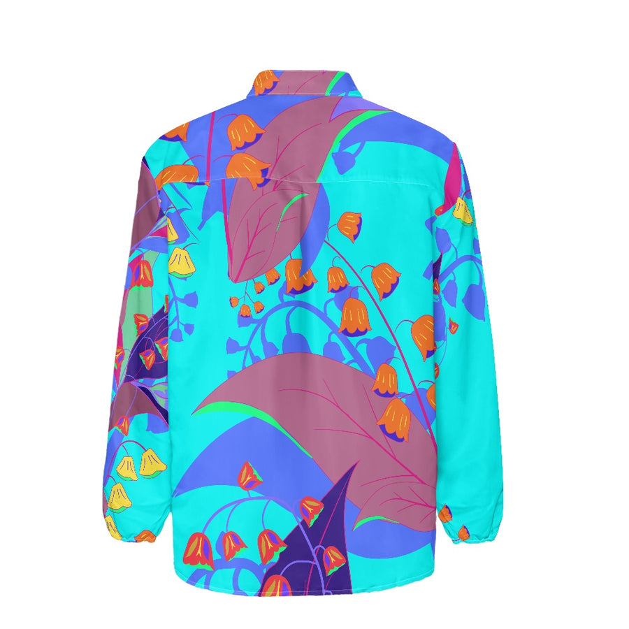 Bright Blue Unisex long-sleeved shirts — limited edition artist-designed footwear by Edición Especial, Saint Paul MN — image 3