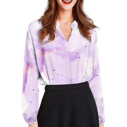 Purple Women's long-sleeved shirts