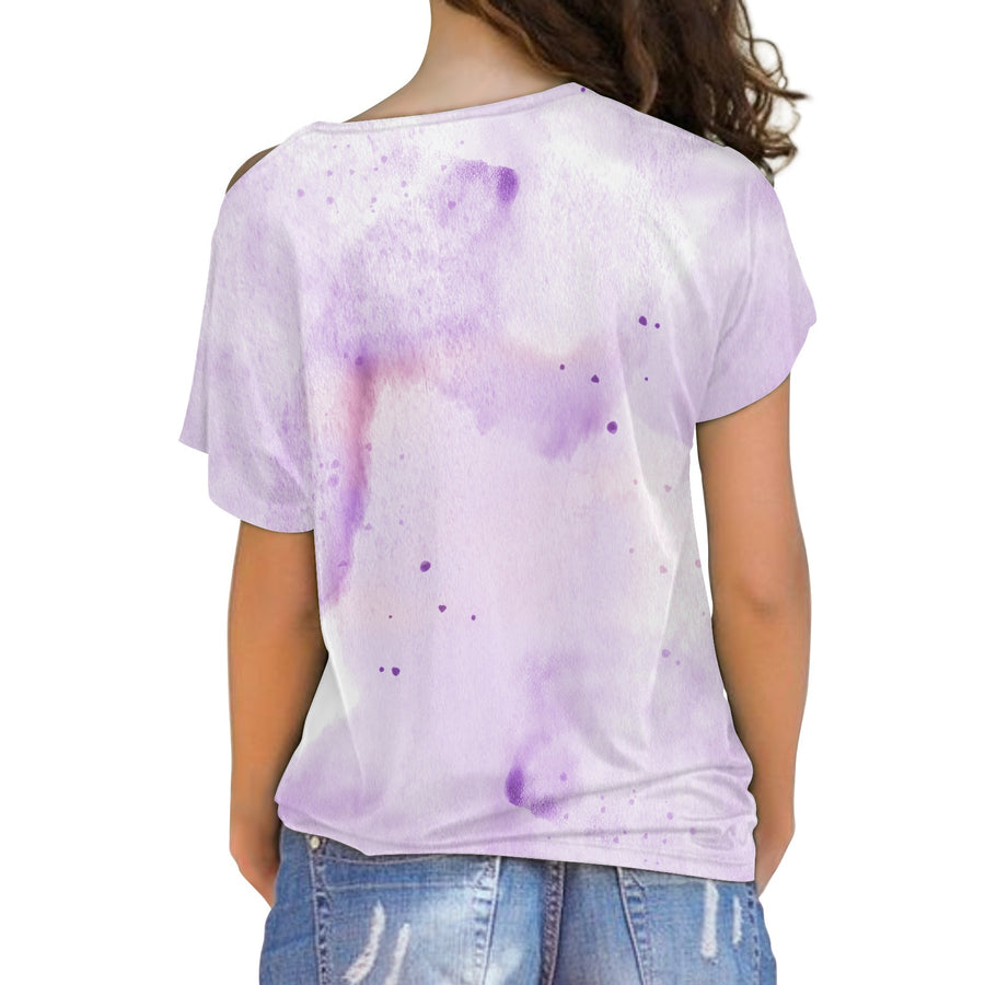 Purple Sequin cross belt top — limited edition artist-designed footwear by Edición Especial, Saint Paul MN — image 2