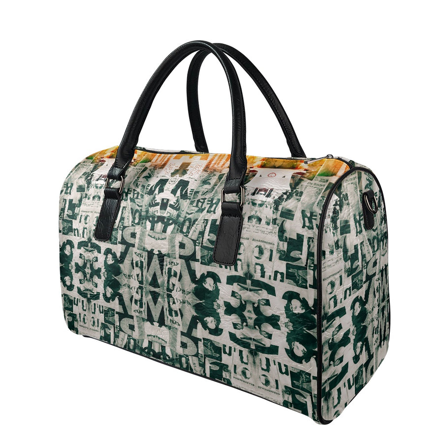 Portable leather travel bag — limited edition artist-designed footwear by Edición Especial, Saint Paul MN — image 2