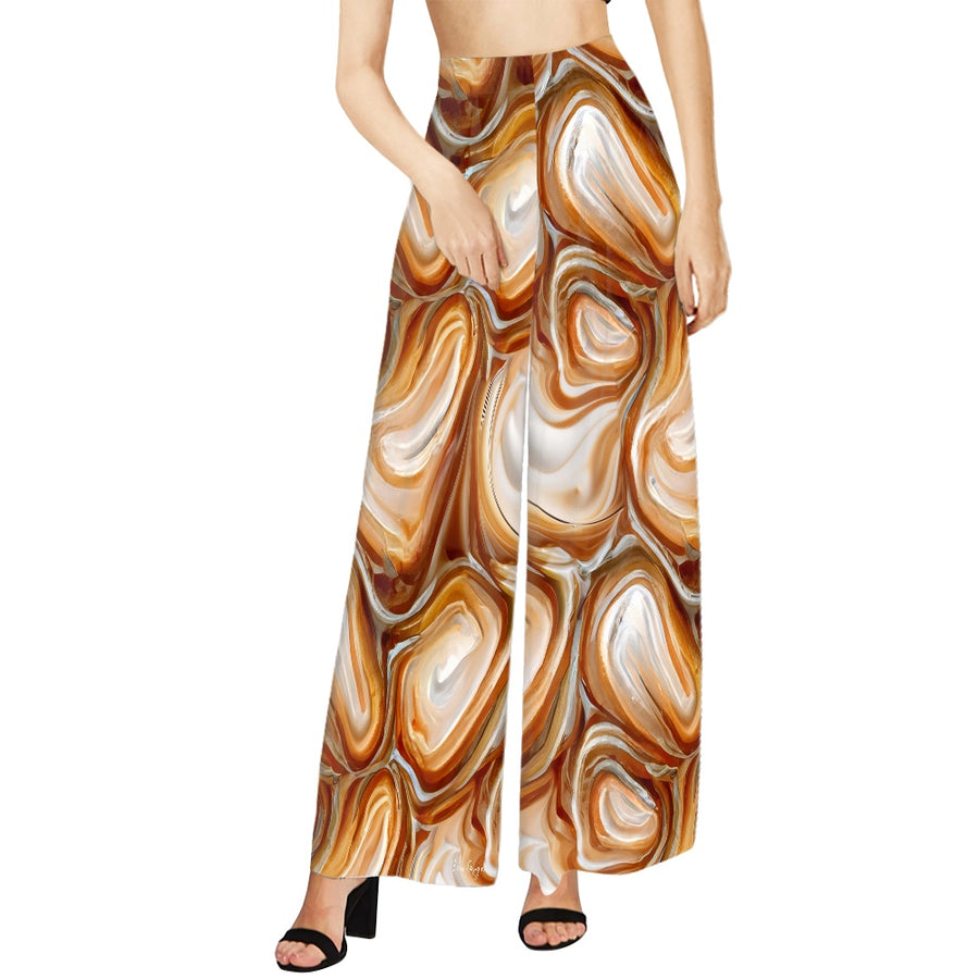 Chocolate Wide leg pants — limited edition artist-designed footwear by Edición Especial, Saint Paul MN — image 4