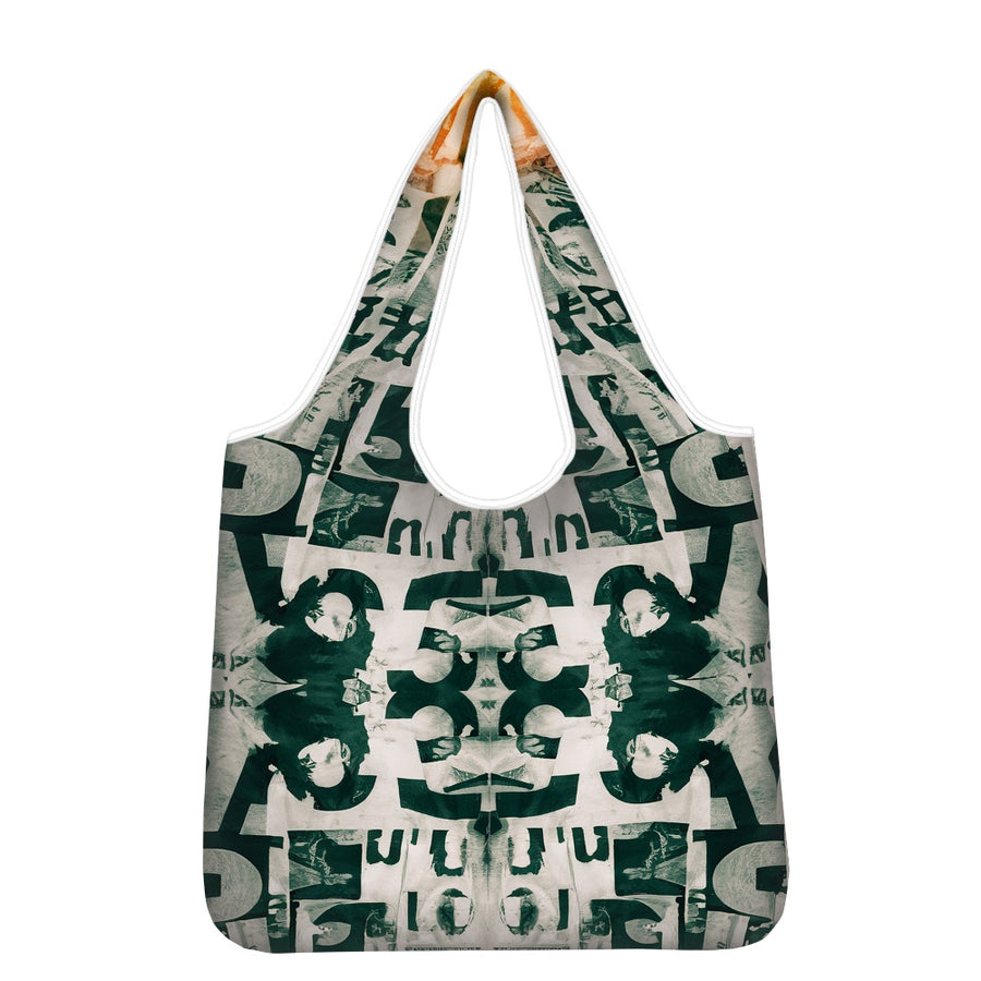 Newspaper Shopping bag — limited edition artist-designed footwear by Edición Especial, Saint Paul MN — image 3