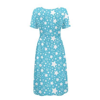 Blue Star Short Ladies dress