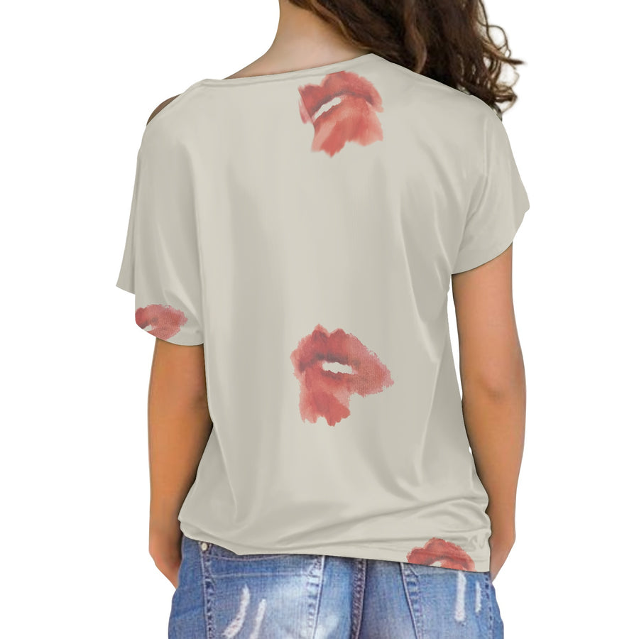 Kisses Sequin cross belt top — limited edition artist-designed footwear by Edición Especial, Saint Paul MN — image 2