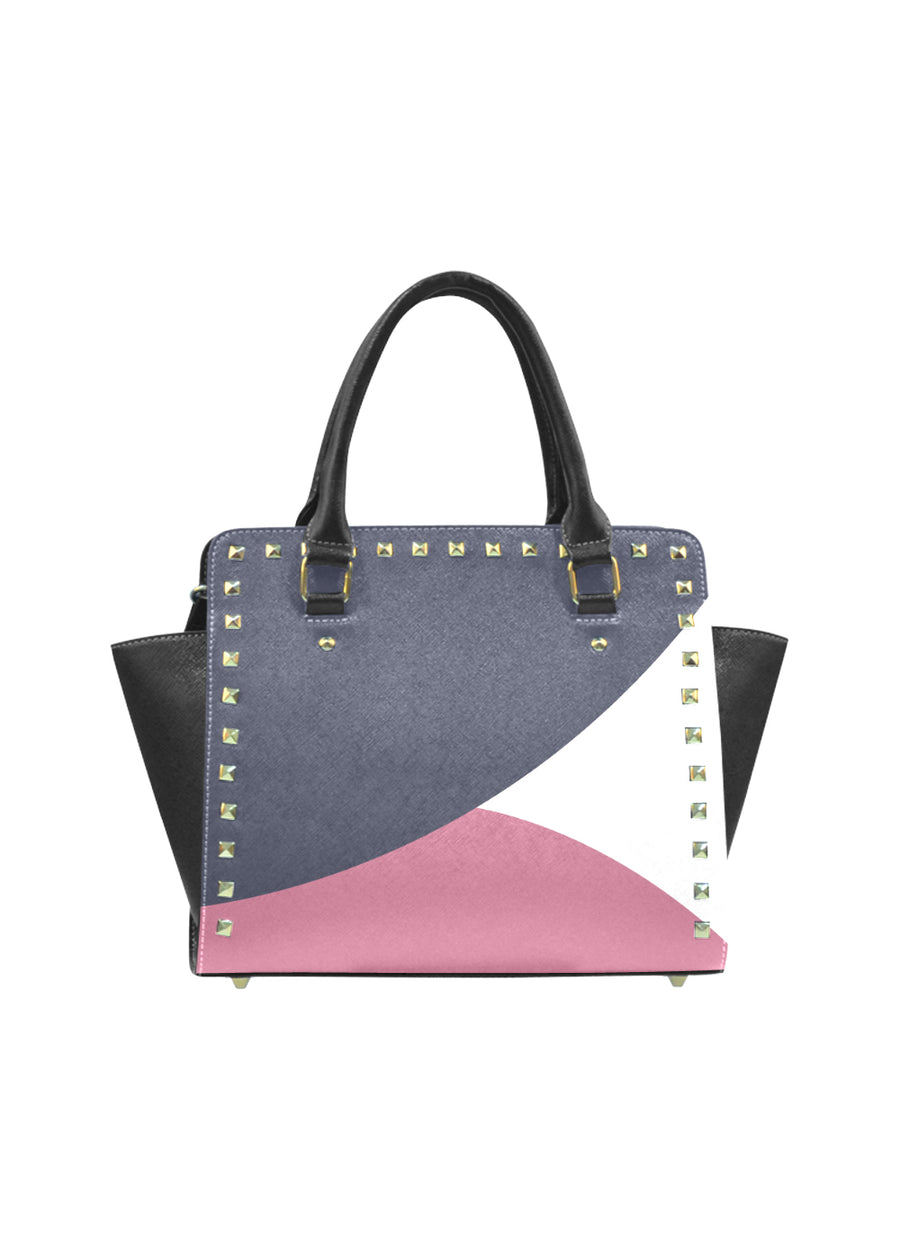 Pink white Handbag — limited edition artist-designed footwear by Edición Especial, Saint Paul MN — image 1