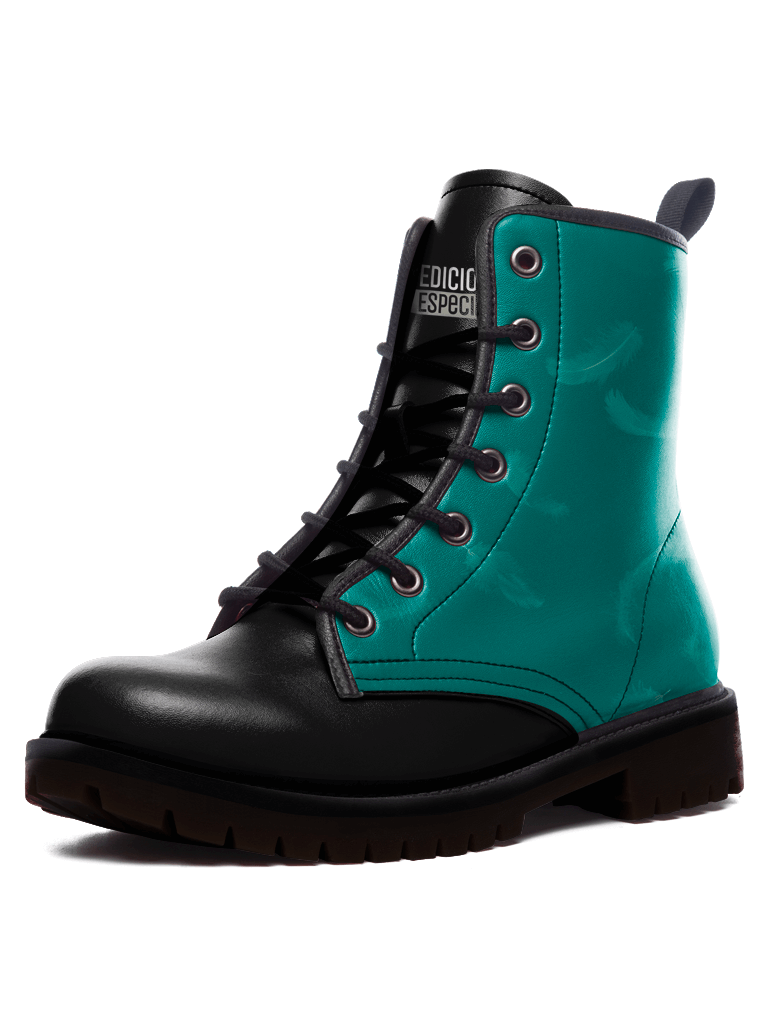 Aquamarine Boots — limited edition artist-designed footwear by Edición Especial, Saint Paul MN — image 1
