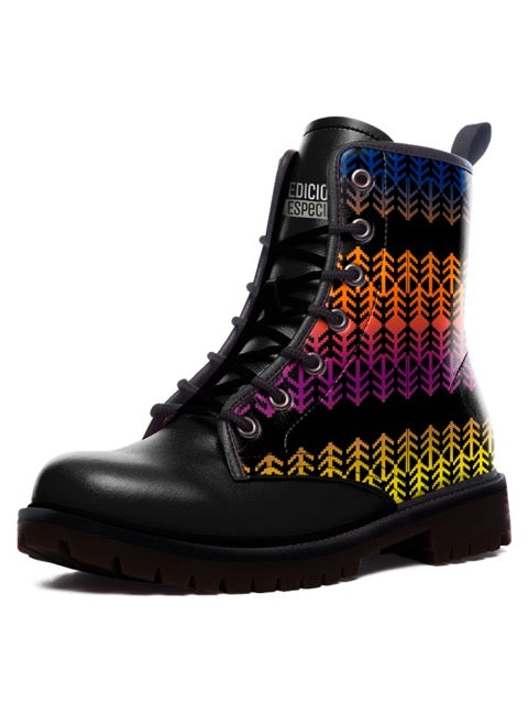 Rainbow Boots — limited edition artist-designed footwear by Edición Especial, Saint Paul MN — image 1