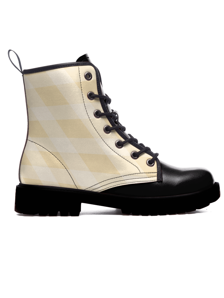 Beige Line Boots — limited edition artist-designed footwear by Edición Especial, Saint Paul MN — image 2