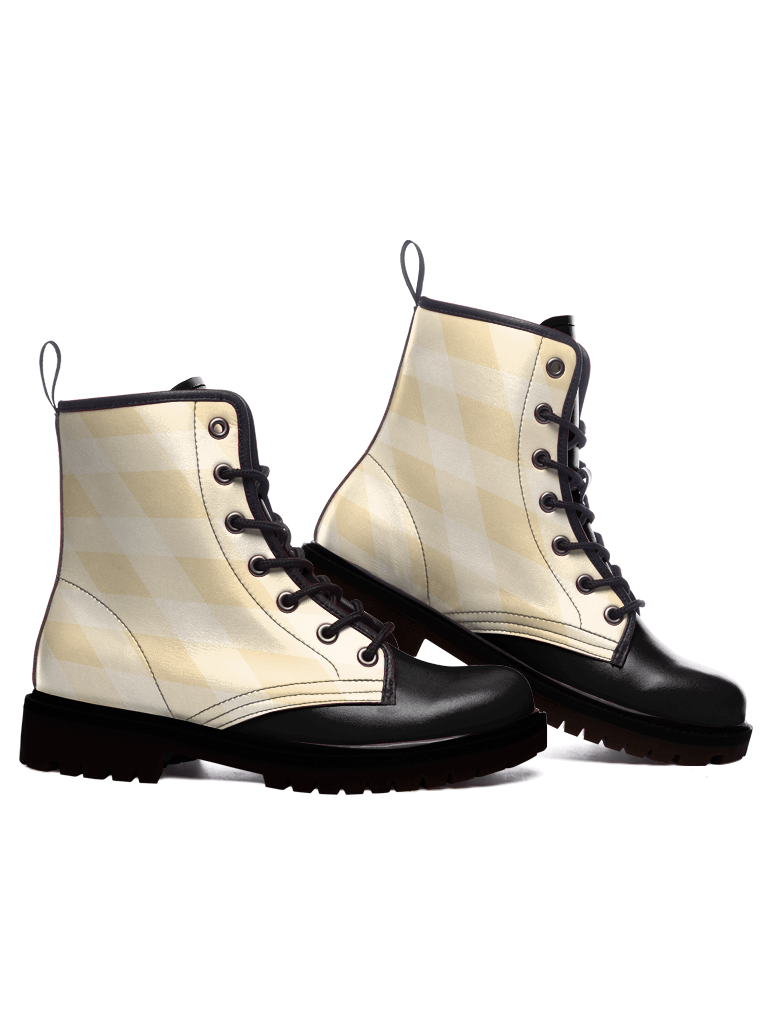 Beige Line Boots — limited edition artist-designed footwear by Edición Especial, Saint Paul MN — image 3