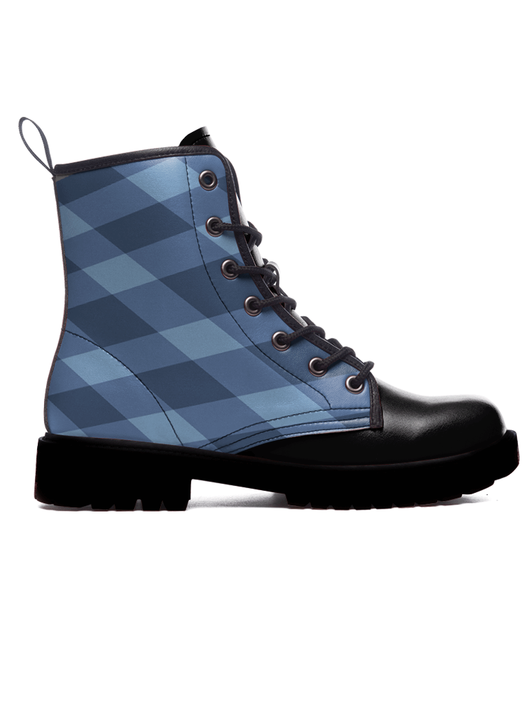 Blue Line Boots — limited edition artist-designed footwear by Edición Especial, Saint Paul MN — image 2