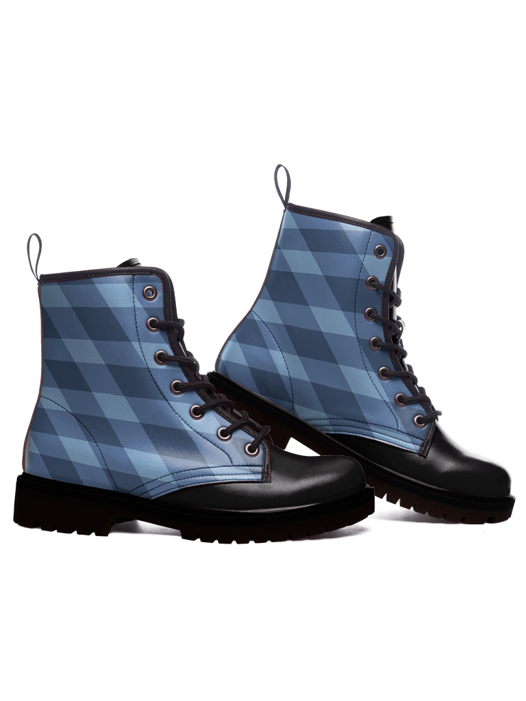 Blue Line Boots — limited edition artist-designed footwear by Edición Especial, Saint Paul MN — image 3