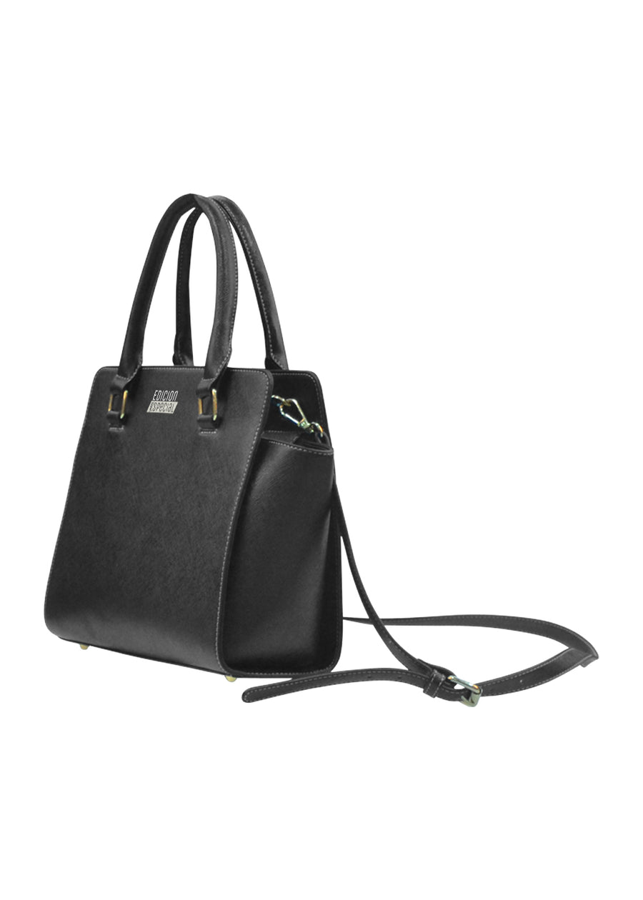 Grey and white Handbag — limited edition artist-designed footwear by Edición Especial, Saint Paul MN — image 4