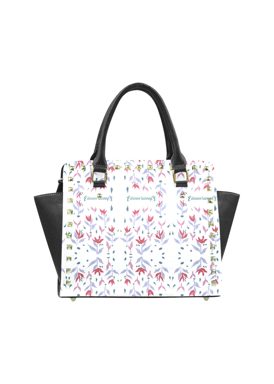 White Leaf Handbag — limited edition artist-designed footwear by Edición Especial, Saint Paul MN — image 5