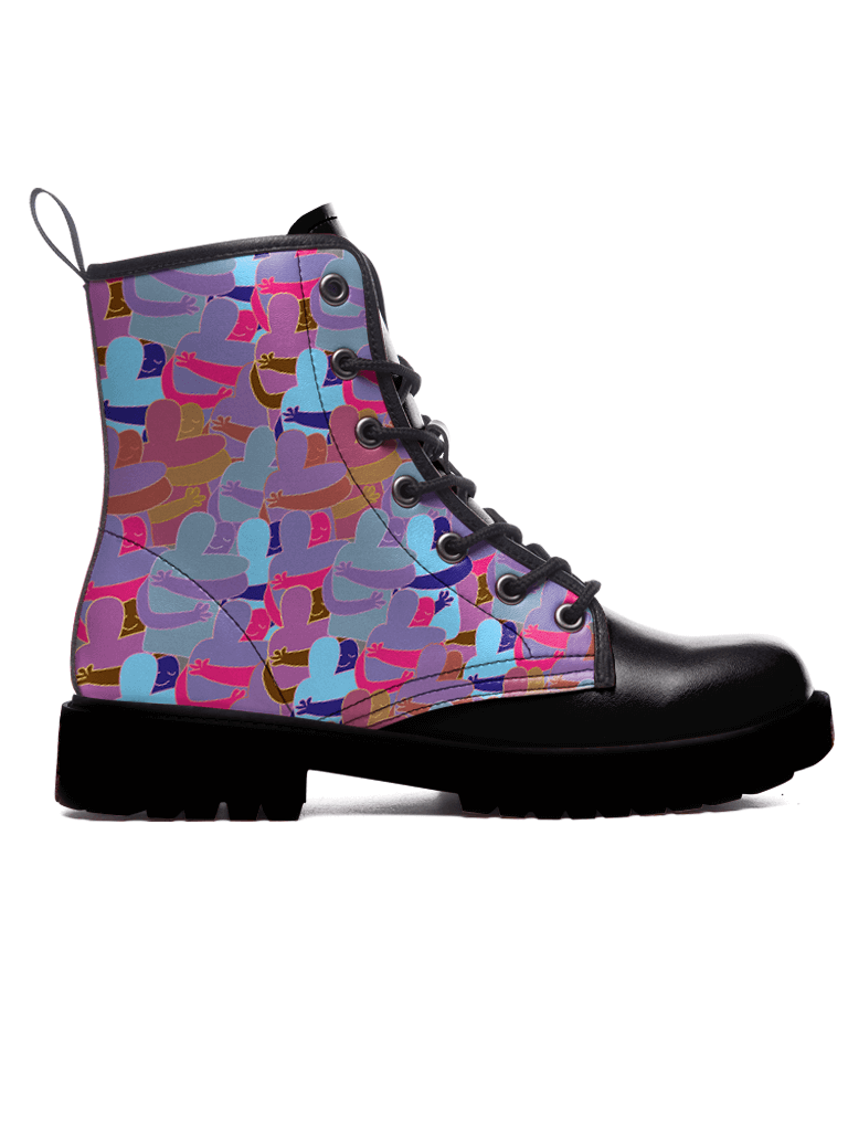 Friend Love Boots — limited edition artist-designed footwear by Edición Especial, Saint Paul MN — image 2