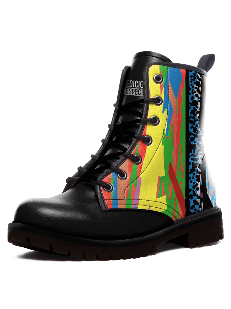 Hippie Boots — limited edition artist-designed footwear by Edición Especial, Saint Paul MN — image 1