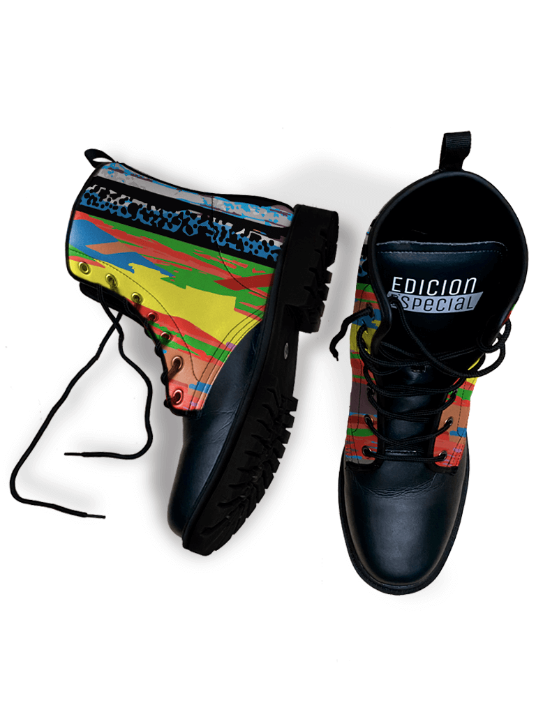 Hippie Boots — limited edition artist-designed footwear by Edición Especial, Saint Paul MN — image 4