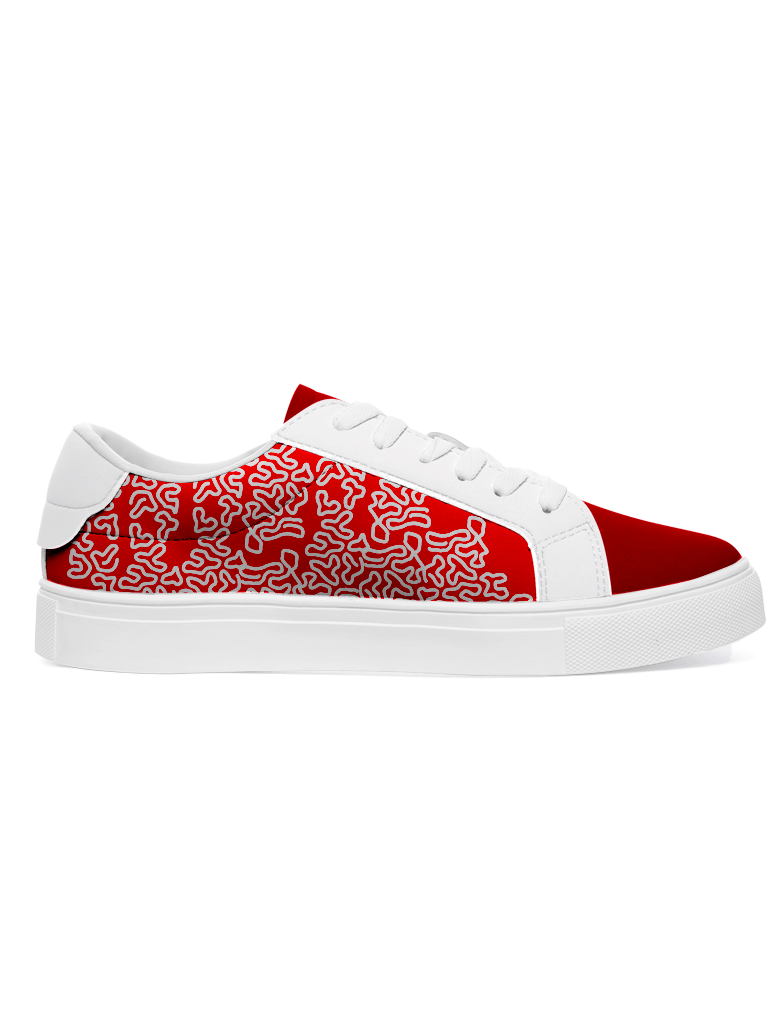 Malasia Red Sneakers — limited edition artist-designed footwear by Edición Especial, Saint Paul MN — image 5