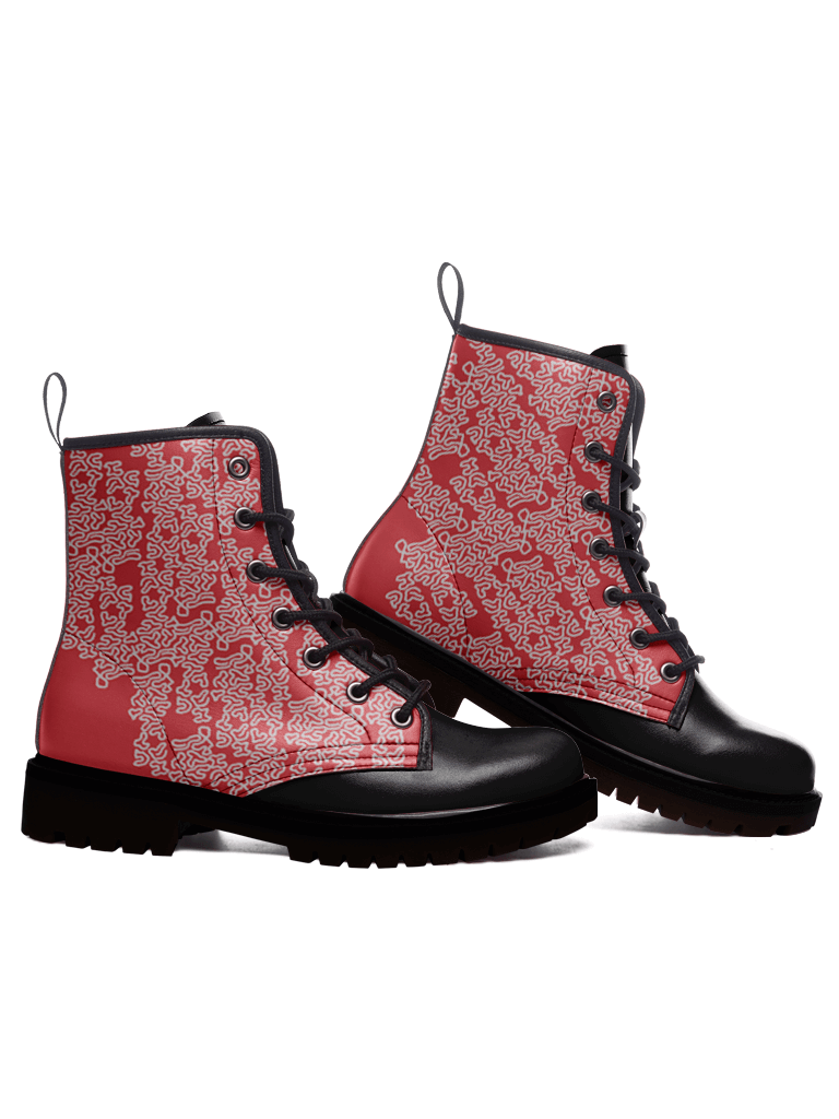 Malasia Red Boots — limited edition artist-designed footwear by Edición Especial, Saint Paul MN — image 4