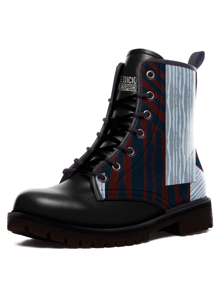 Norway Streets Boots — limited edition artist-designed footwear by Edición Especial, Saint Paul MN — image 1