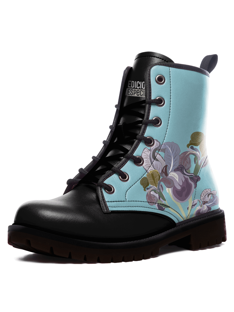 Orchid Boots — limited edition artist-designed footwear by Edición Especial, Saint Paul MN — image 1