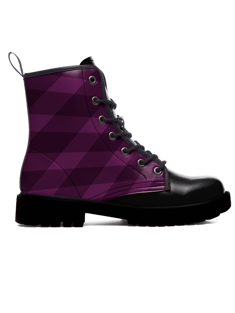 Purple Line Boots — limited edition artist-designed footwear by Edición Especial, Saint Paul MN — image 2
