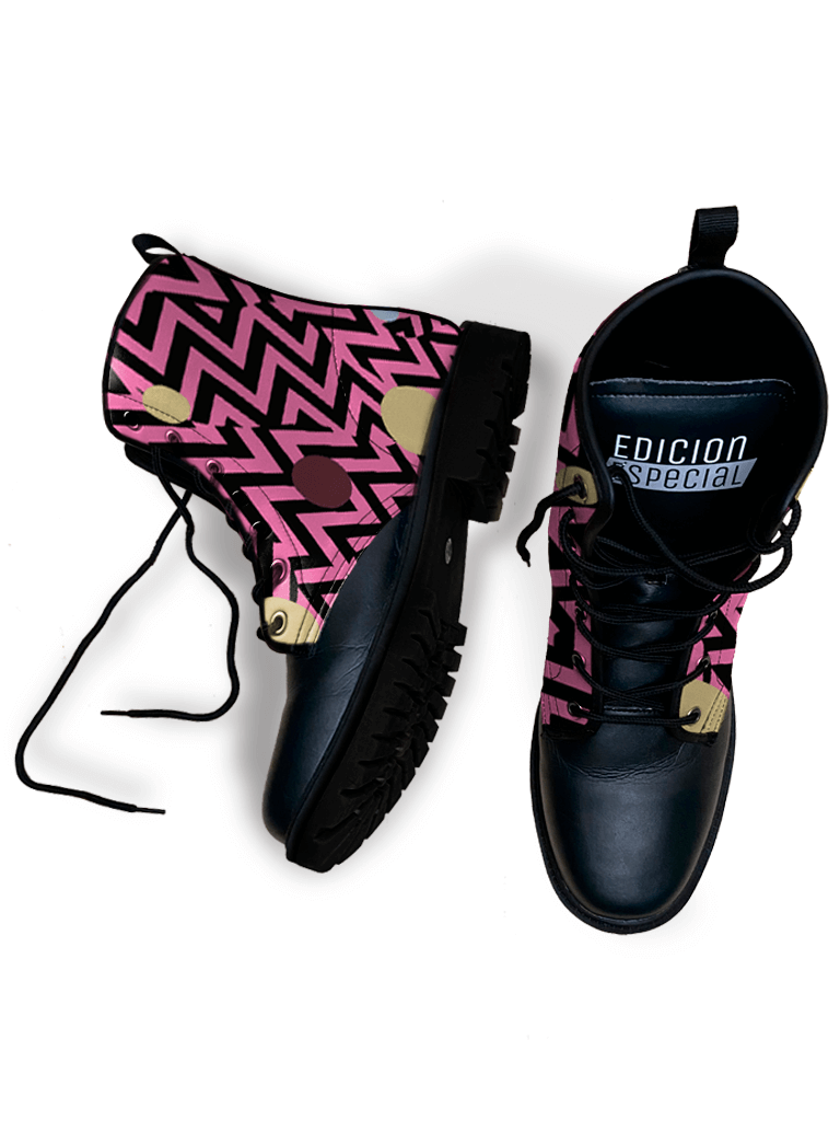 Retro Nordic Boots — limited edition artist-designed footwear by Edición Especial, Saint Paul MN — image 4