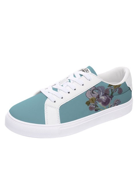 Orchid sneakers — limited edition artist-designed footwear by Edición Especial, Saint Paul MN — image 1